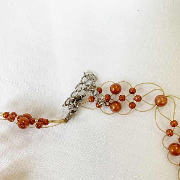 VINTAGE | 2000s CHOCKER BEADED NECKLACE - Picture 3 of 4
